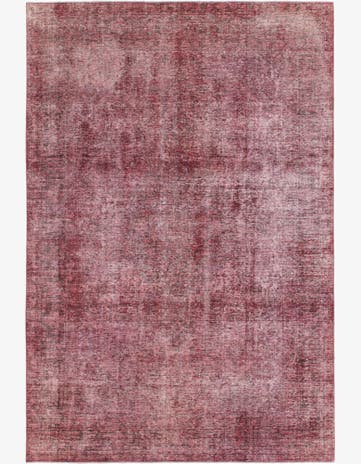 6' 5 x 9' 6 Hand Knotted Ultra Vintage Persian Wool Rug