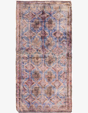 2' 6 x 5' 2 Hand Knotted Ultra Vintage Persian Wool Rug