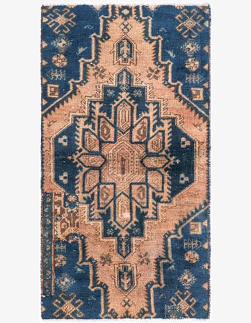 2' 5 x 4' 5 Hand Knotted Ultra Vintage Persian Wool Rug