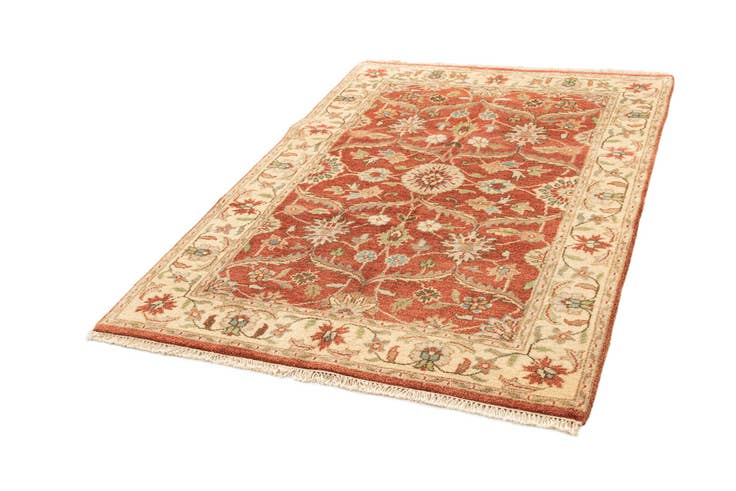 Detail image of 4' 7 x 6' 4 Hand Knotted Ziegler Wool Rug