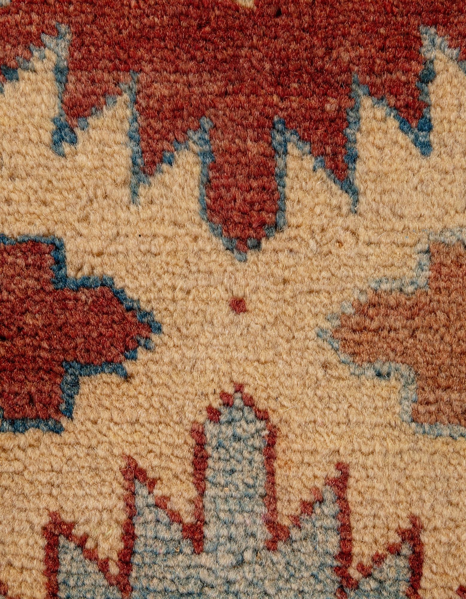 9' x 12' 2 Hand Knotted Ziegler Wool Rug