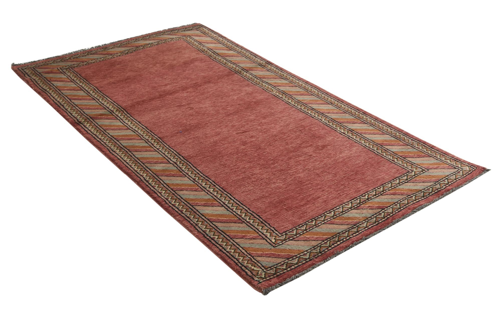 3' 2 x 5' 6 Hand Knotted Ziegler Oriental Wool Rug