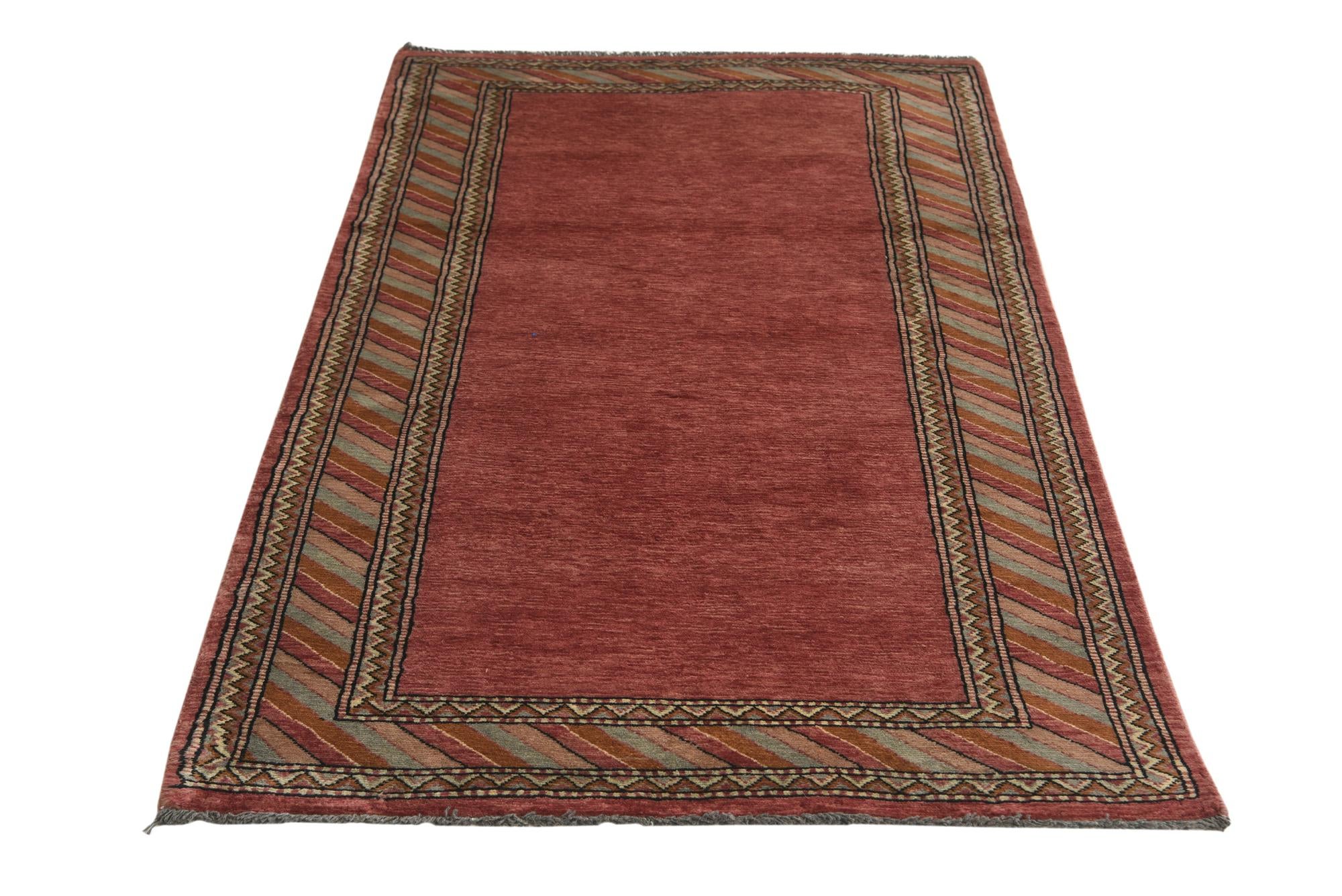 3' 2 x 5' 6 Hand Knotted Ziegler Oriental Wool Rug