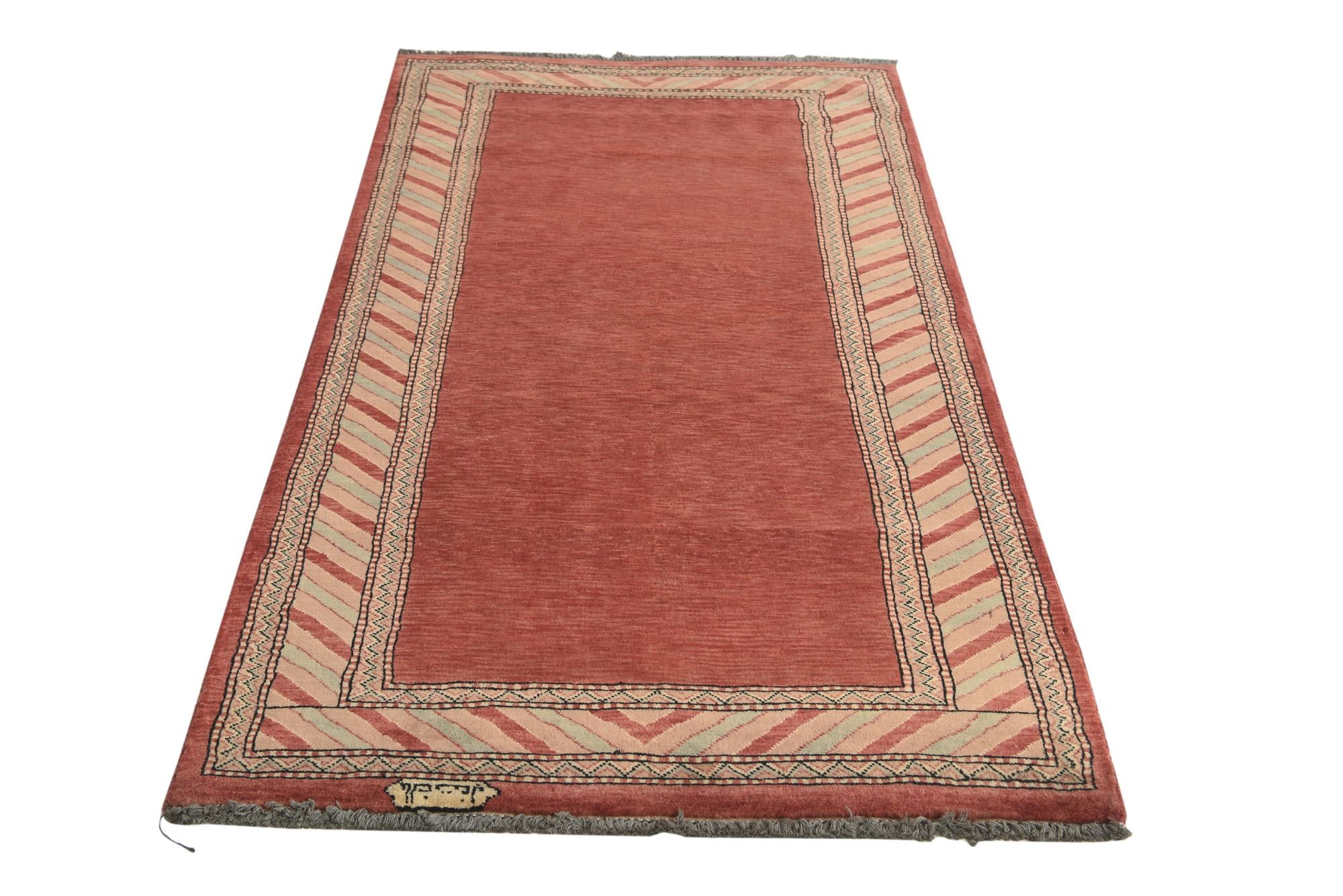 3' 1 x 5' 5 Hand Knotted Ziegler Oriental Wool Rug