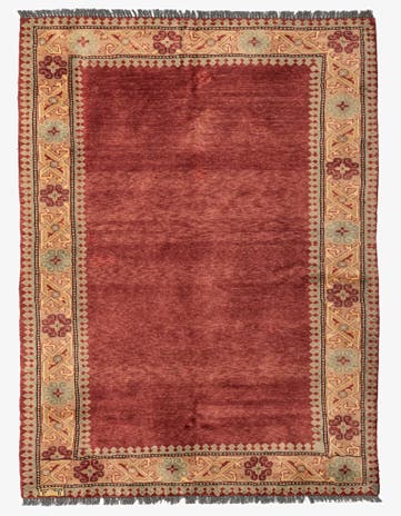 4' 4 x 5' 9 Hand Knotted Ziegler Oriental Wool Rug