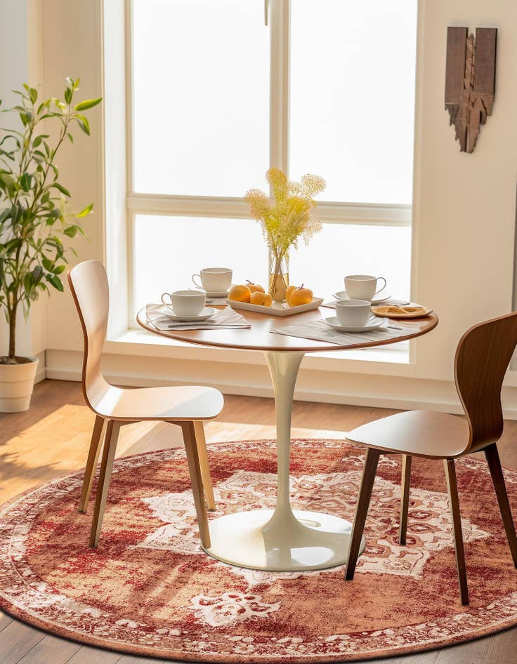 Detail image of 4' x 4' Arcadia Round Rug