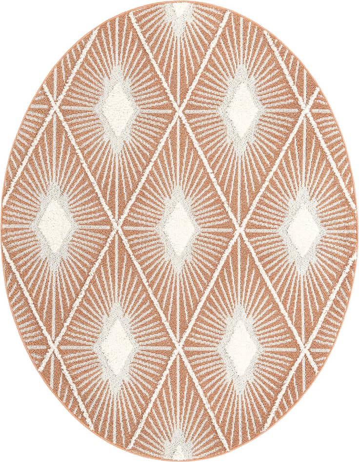 Detail image of 7' 10 x 7' 10 Boho Round Rug