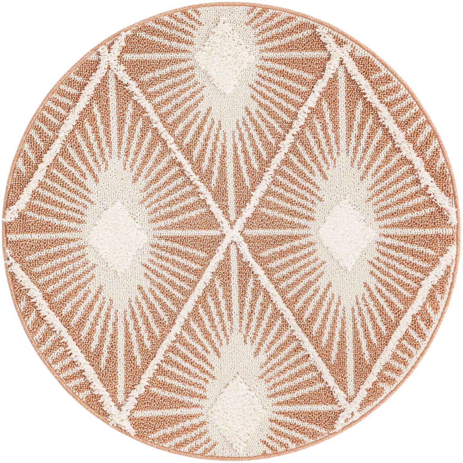 4' x 4' Boho Round Rug
