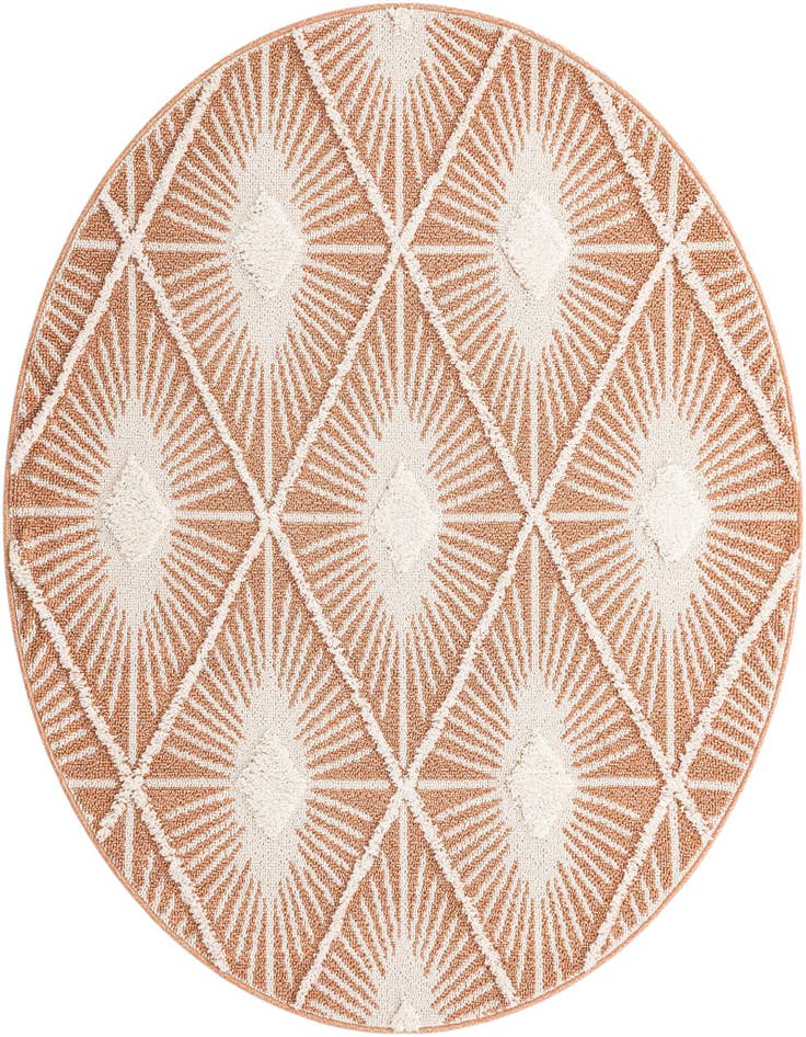Detail image of 6' x 6' Boho Round Rug