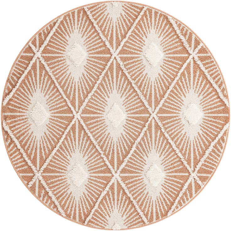 Detail image of 6' x 6' Boho Round Rug