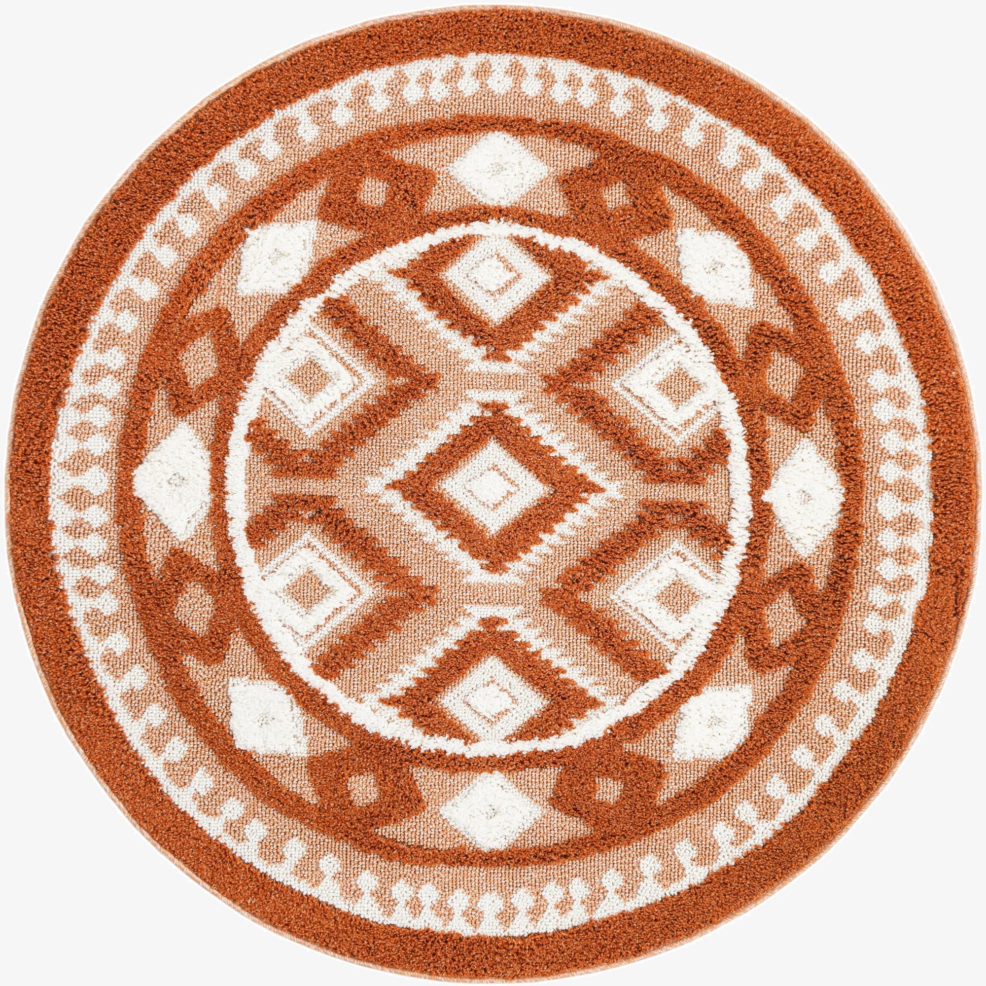 5' 3 x 5' 3 Boho Round Rug