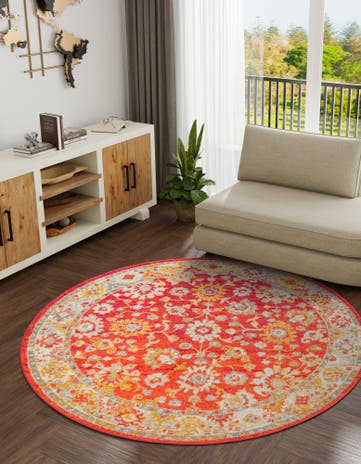 3' x 3' Carrington Round Rug