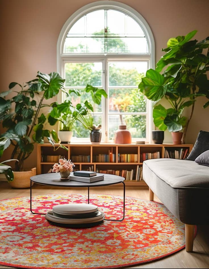 Detail image of 3' x 3' Carrington Round Rug