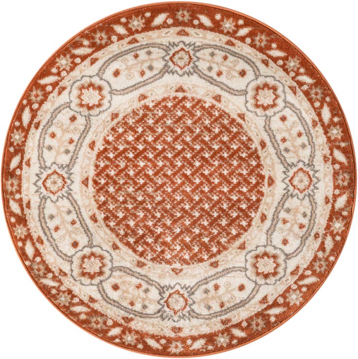 Detail image of 3' x 3' Charlotte Round Rug