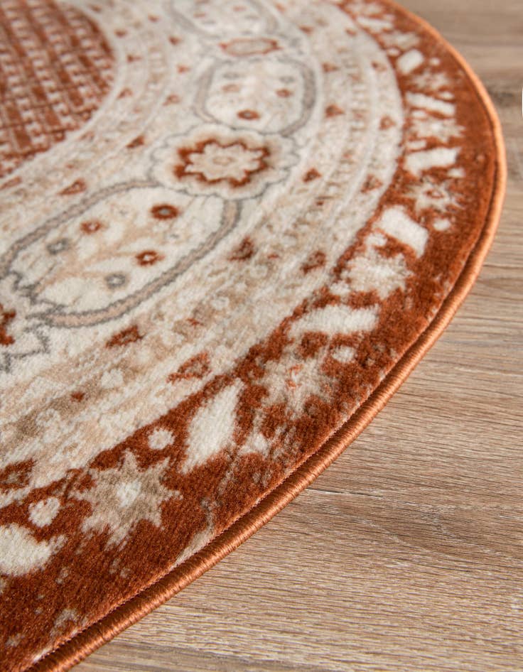 Detail image of 5' 3 x 5' 3 Charlotte Round Rug