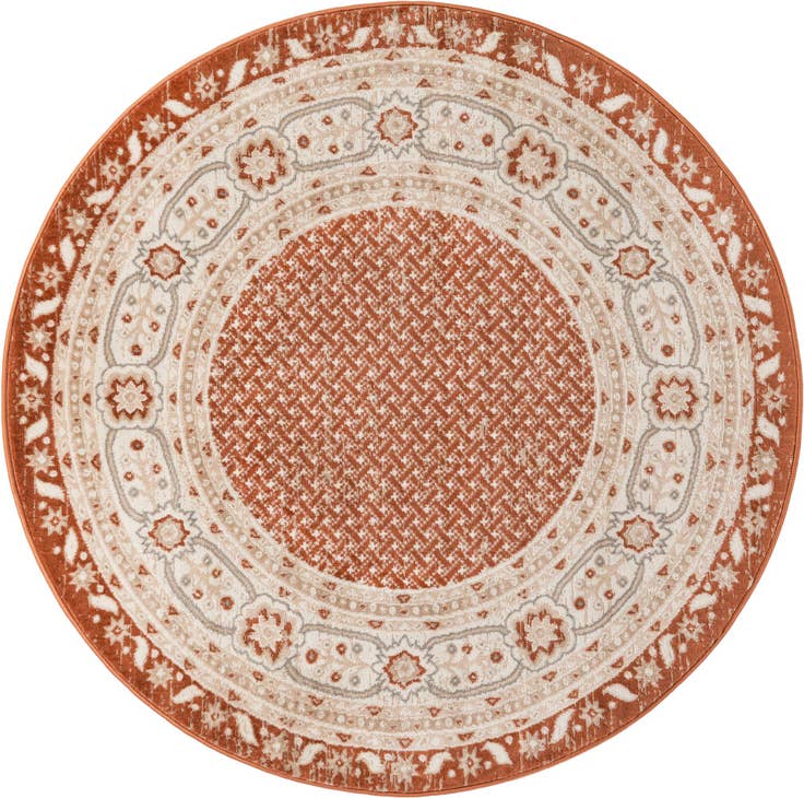 Detail image of 5' 3 x 5' 3 Charlotte Round Rug