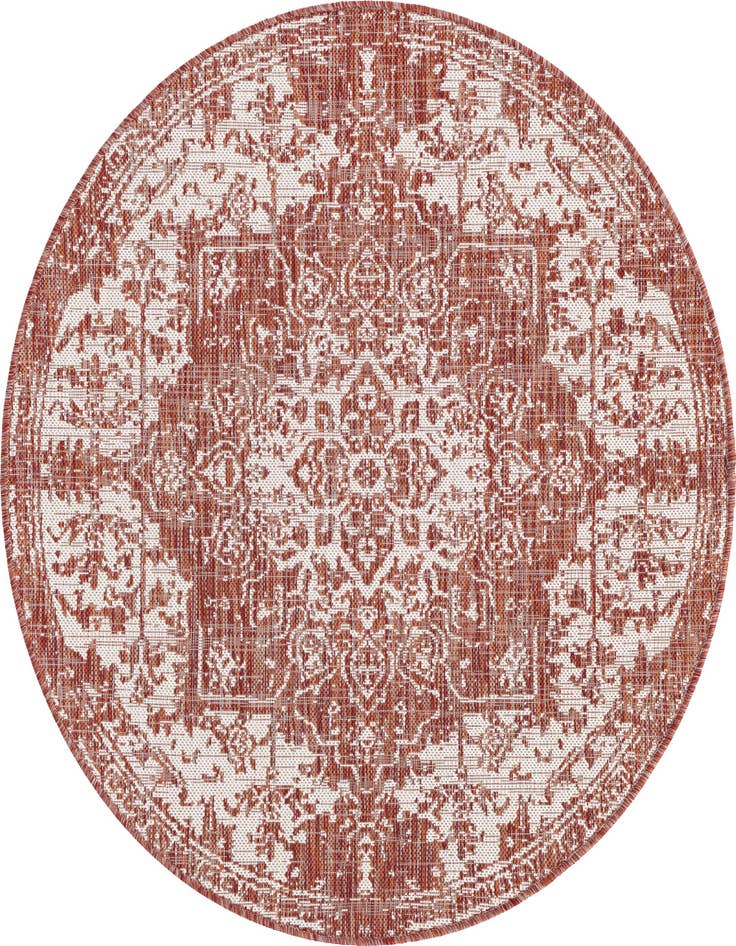 Detail image of 4' x 4' Easy-Clean Jill Zarin Dubai Indoor / Outdoor Round Rug