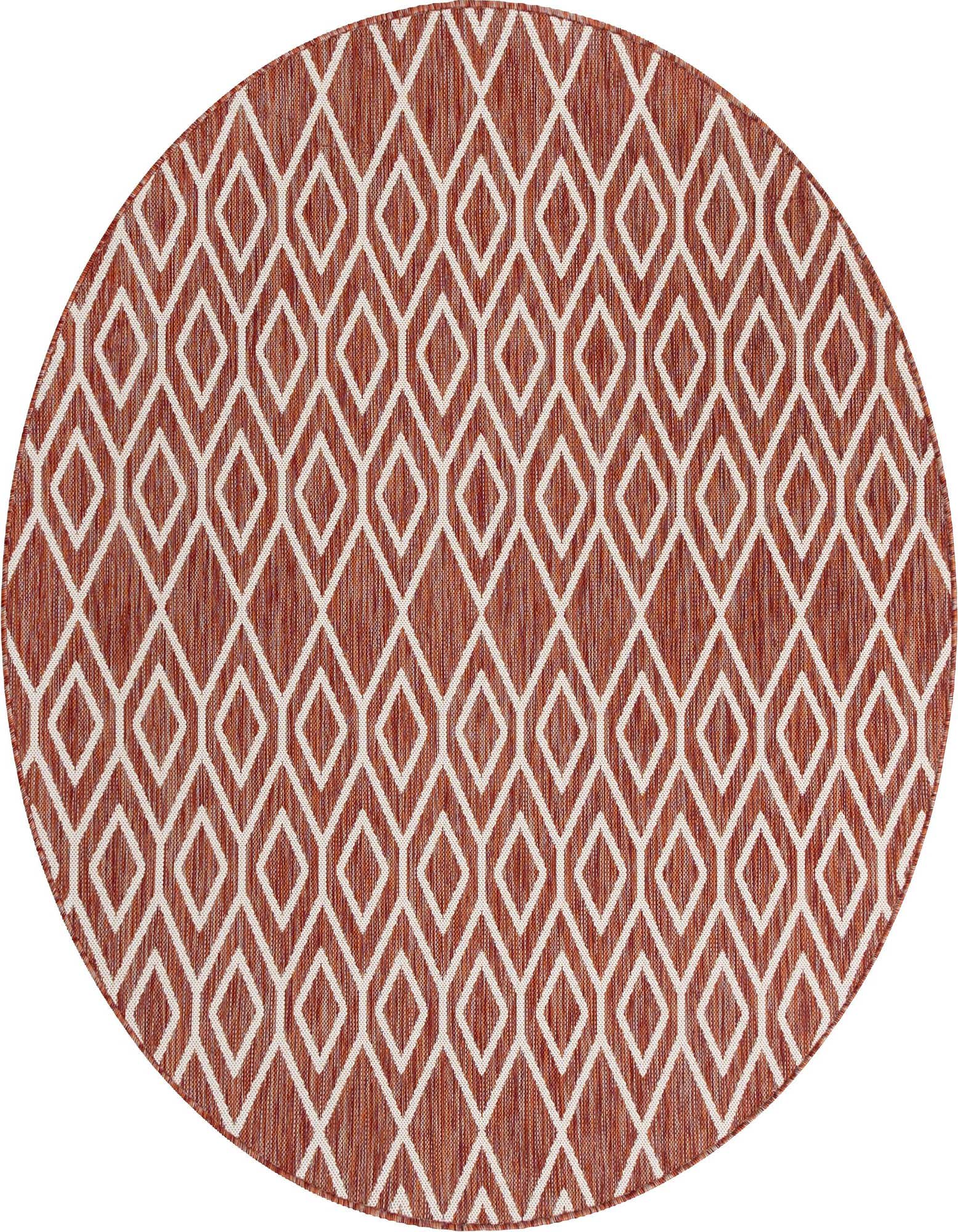 6' 7 x 6' 7 Easy-Clean Jill Zarin Turks and Caicos Indoor / Outdoor Round Rug
