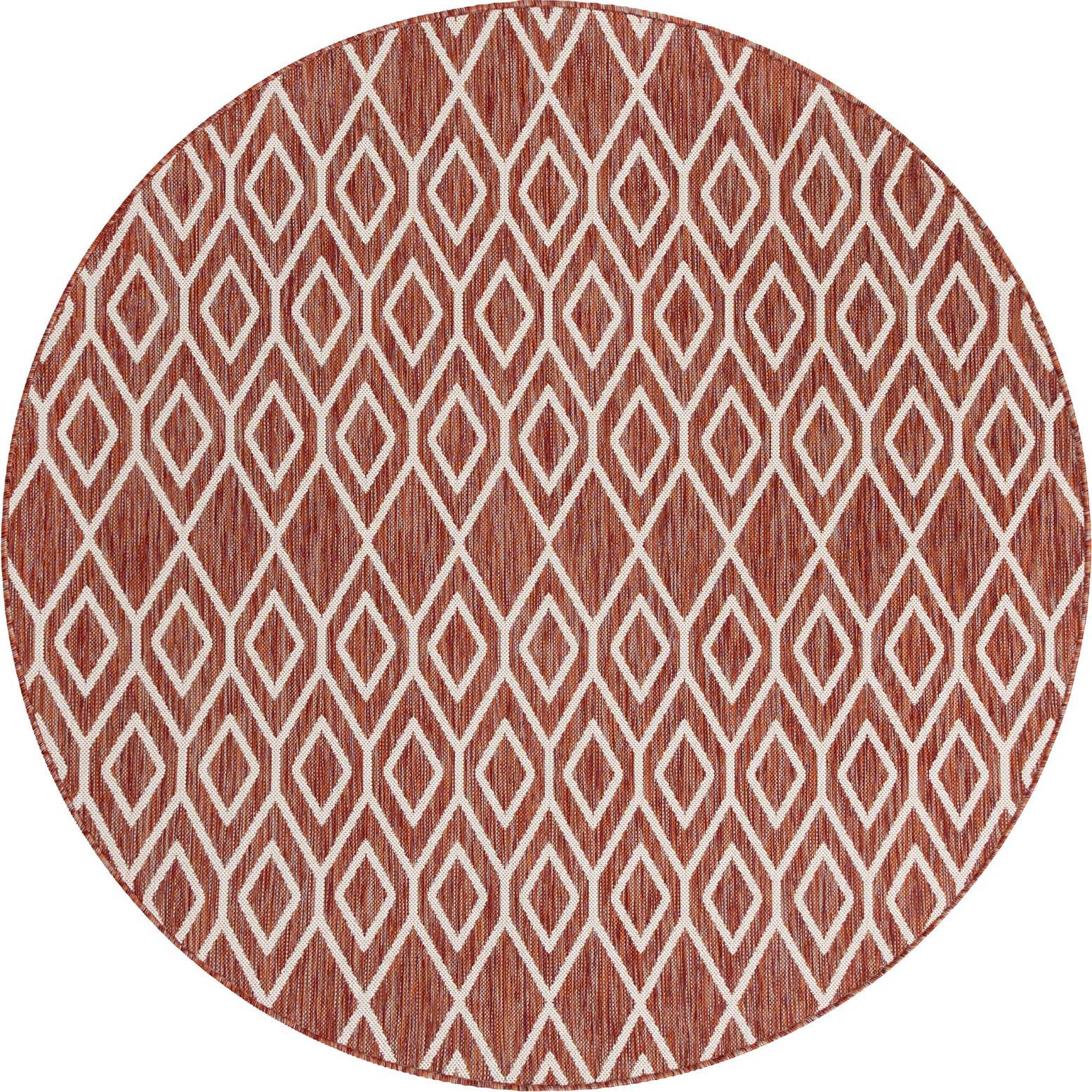6' 7 x 6' 7 Easy-Clean Jill Zarin Turks and Caicos Indoor / Outdoor Round Rug