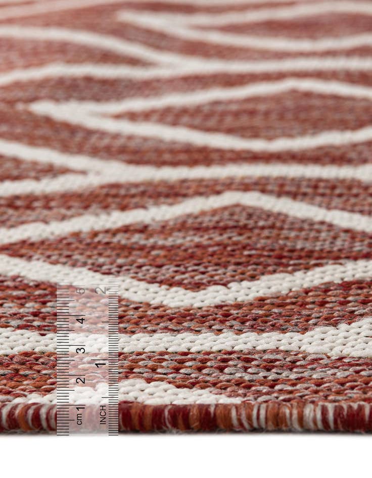 Detail image of 6' 7 x 6' 7 Easy-Clean Jill Zarin Turks and Caicos Indoor / Outdoor Round Rug