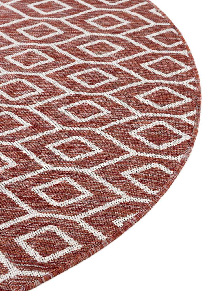 6' 7 x 6' 7 Easy-Clean Jill Zarin Turks and Caicos Indoor / Outdoor Round Rug