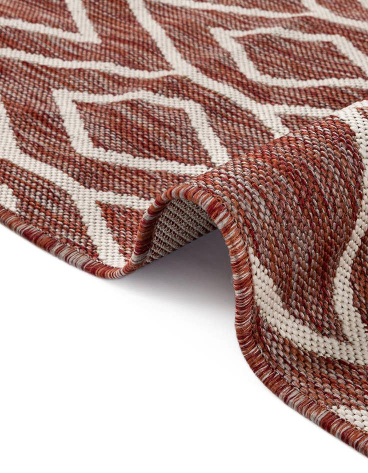 Detail image of 6' 7 x 6' 7 Easy-Clean Jill Zarin Turks and Caicos Indoor / Outdoor Round Rug