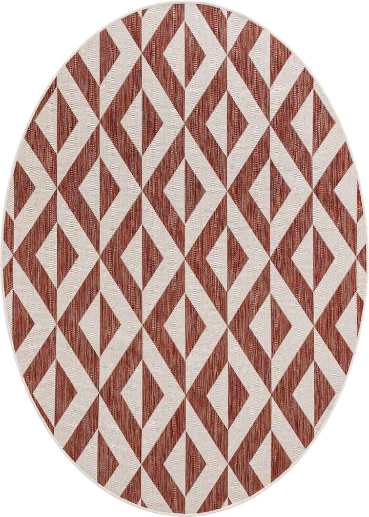 6' 7 x 6' 7 Easy-Clean Jill Zarin Napa Indoor / Outdoor Round Rug