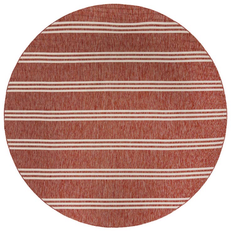 Detail image of 10' 8 x 10' 8 Easy-Clean Jill Zarin Anguilla Indoor / Outdoor Round Rug