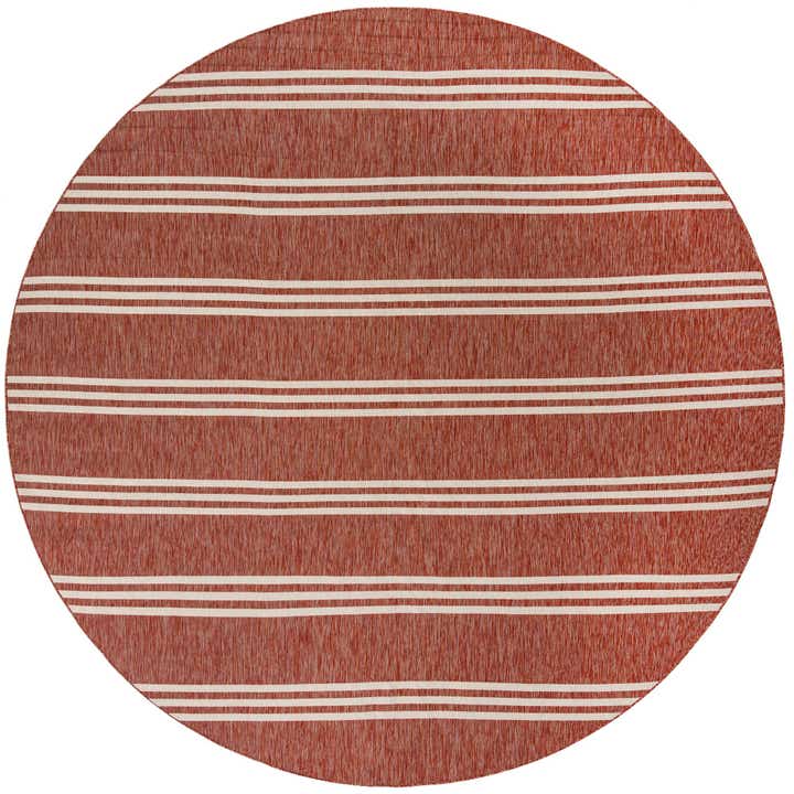 13' x 13' Easy-Clean Jill Zarin Anguilla Indoor / Outdoor Round Rug