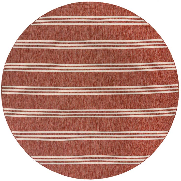 Detail image of 13' x 13' Easy-Clean Jill Zarin Anguilla Indoor / Outdoor Round Rug