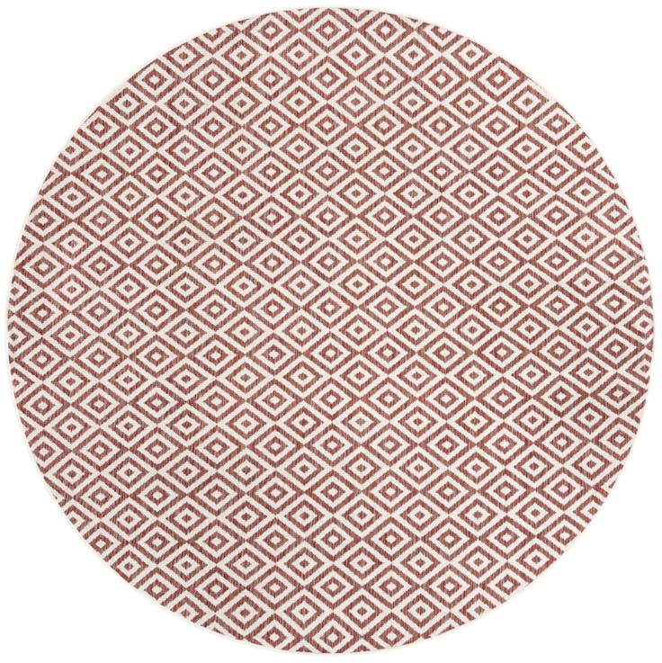 Detail image of 7' x 7' Easy-Clean Jill Zarin Indoor / Outdoor Round Rug