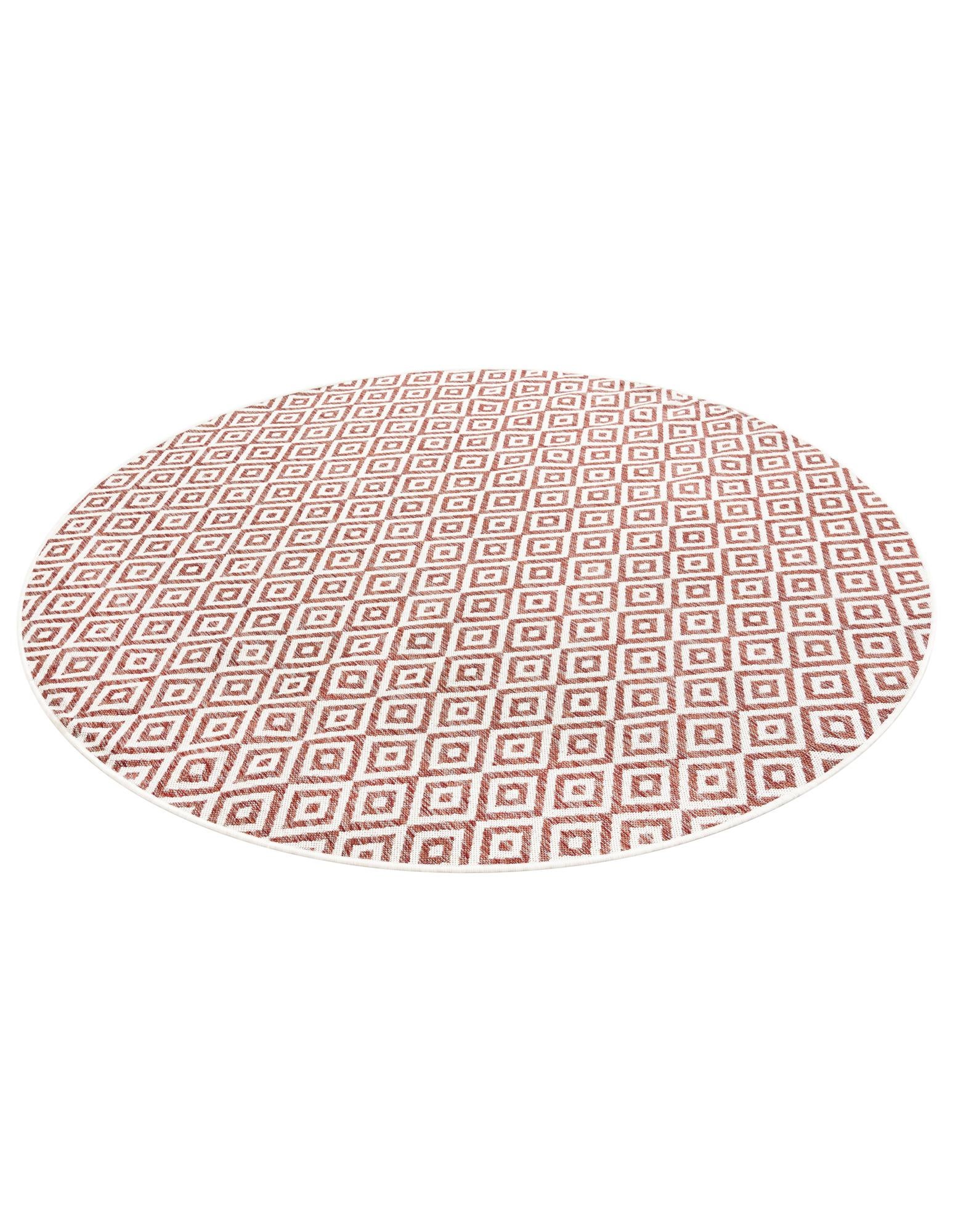 7' x 7' Easy-Clean Jill Zarin Indoor / Outdoor Round Rug