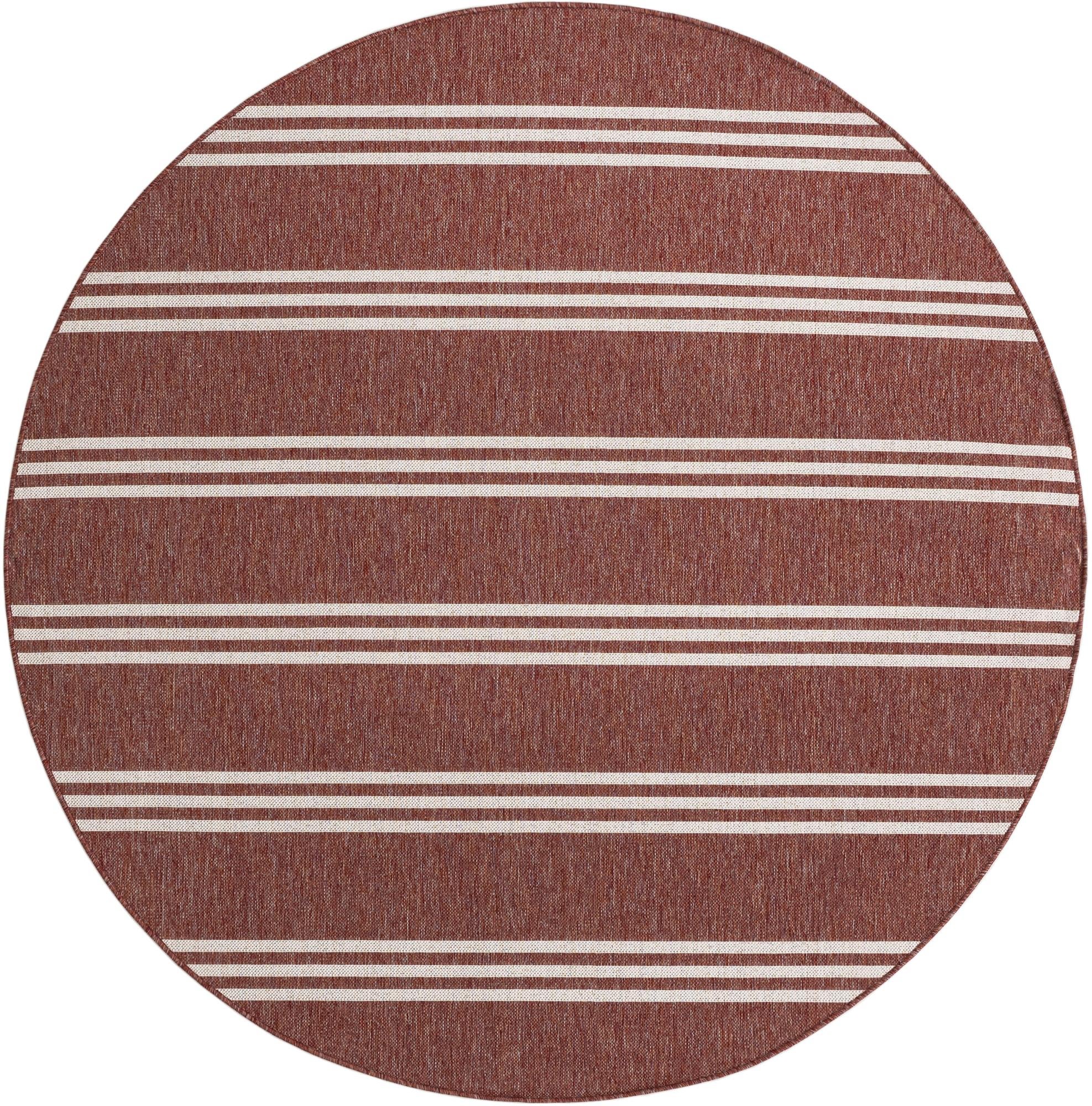 7' x 7'  Washable Jill Zarin Indoor / Outdoor Round Rug