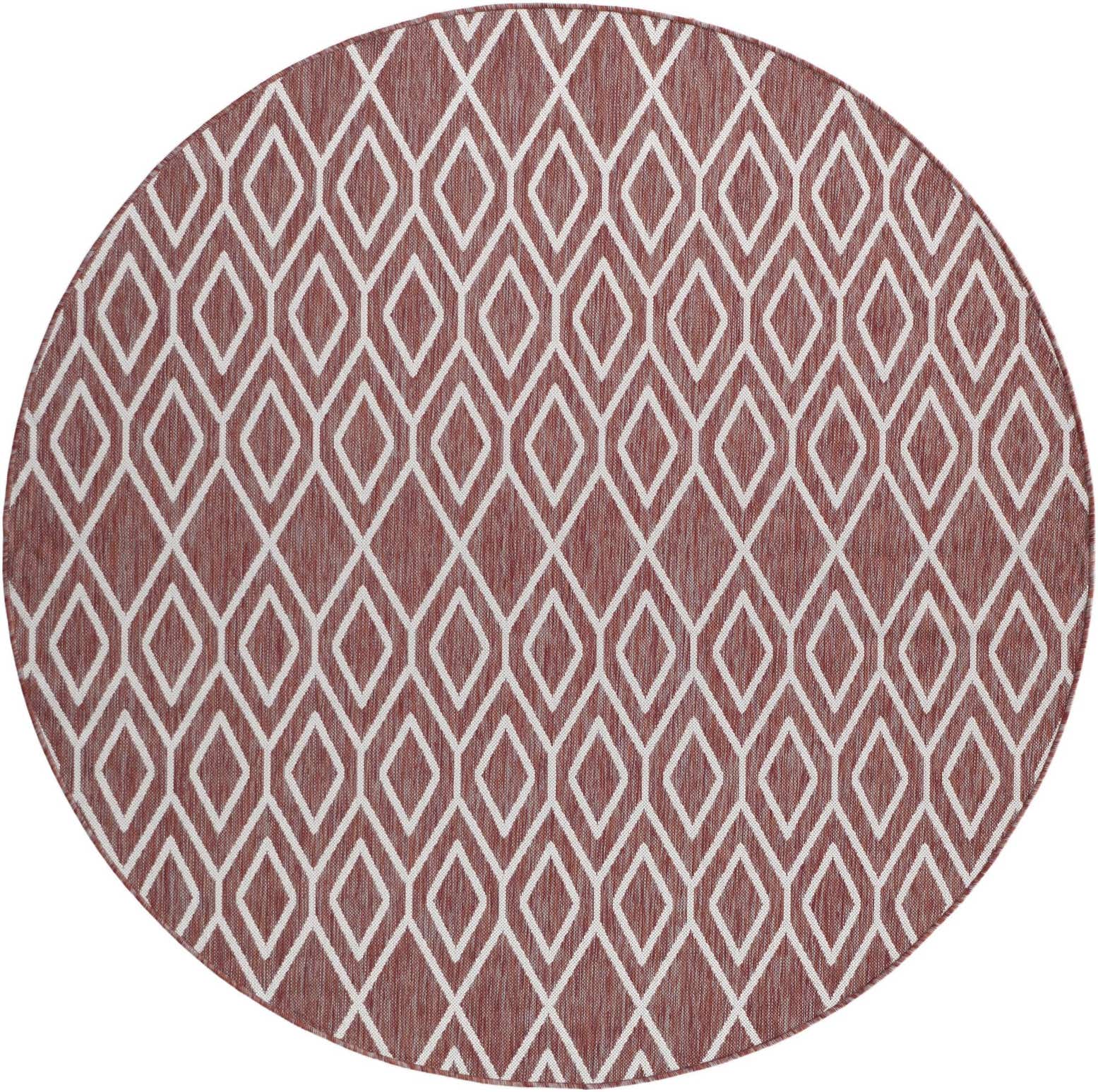 7' x 7' Easy-Clean Jill Zarin Indoor / Outdoor Round Rug