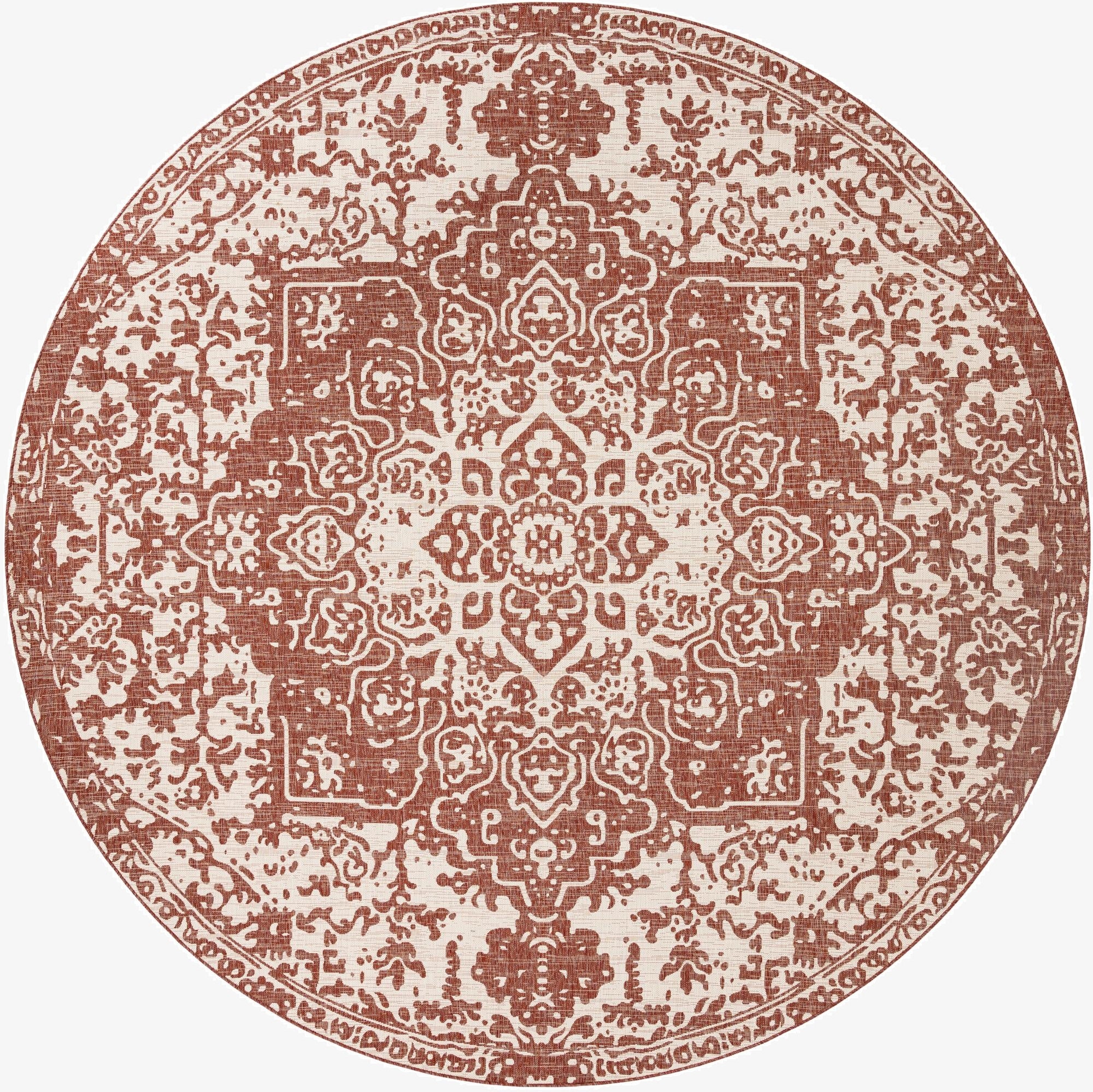 13' x 13'  Washable Jill Zarin Dubai Indoor / Outdoor Round Rug