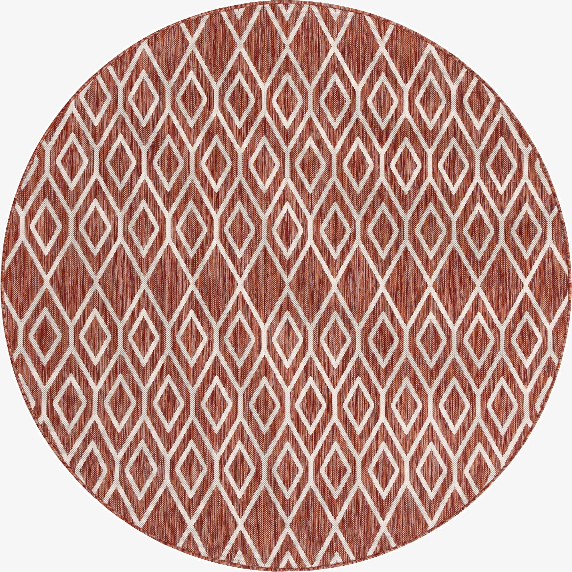 6' 7 x 6' 7  Washable Jill Zarin Turks and Caicos Indoor / Outdoor Round Rug