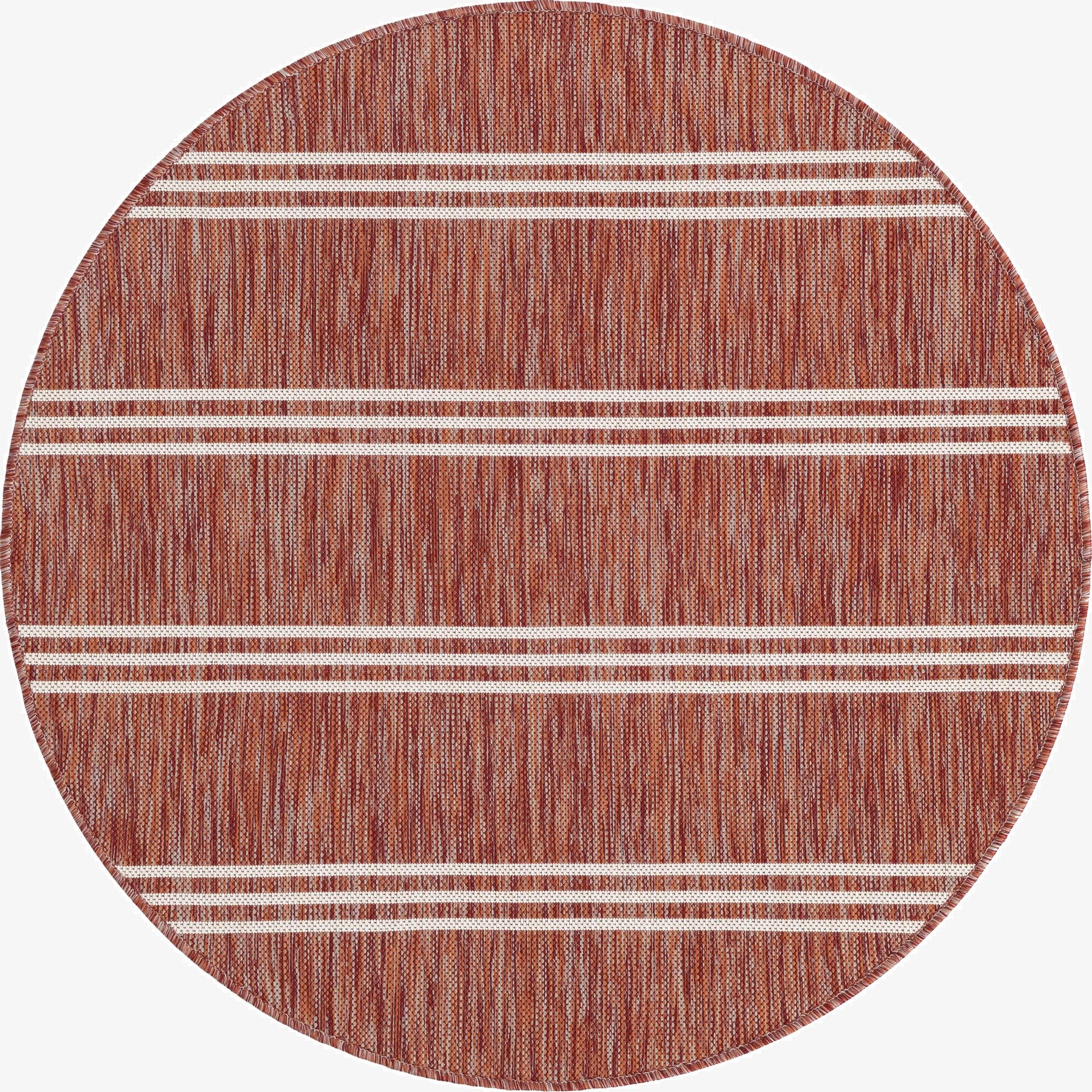 4' x 4'  Washable Jill Zarin Anguilla Indoor / Outdoor Round Rug