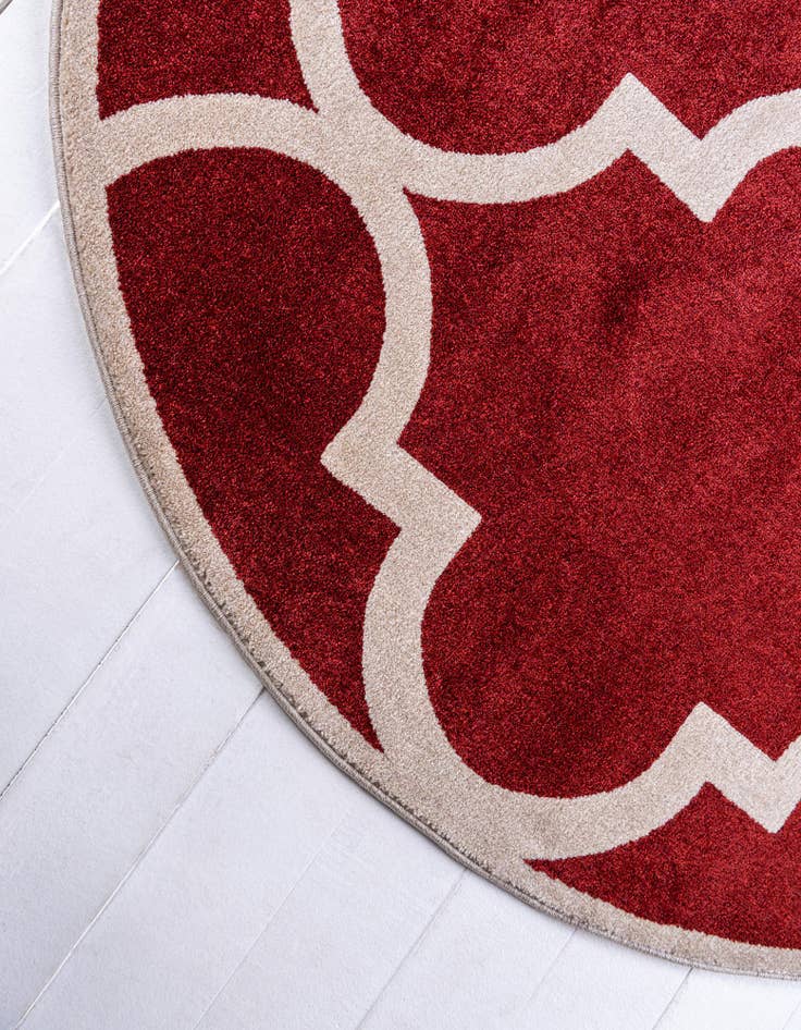 Detail image of 8' x 8' Lattice Round Rug