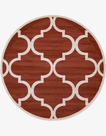 8' x 8' Lattice Round Rug