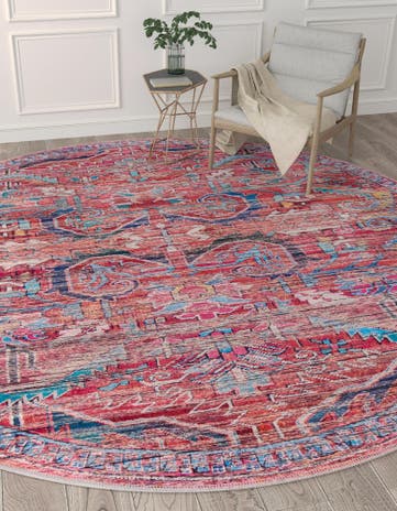 7' 3 x 7' 3 Maahru Round Rug