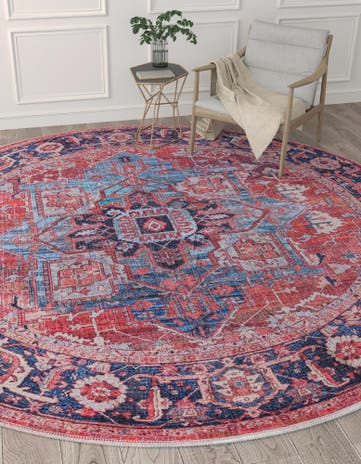 7' 3 x 7' 3 Maahru Round Rug