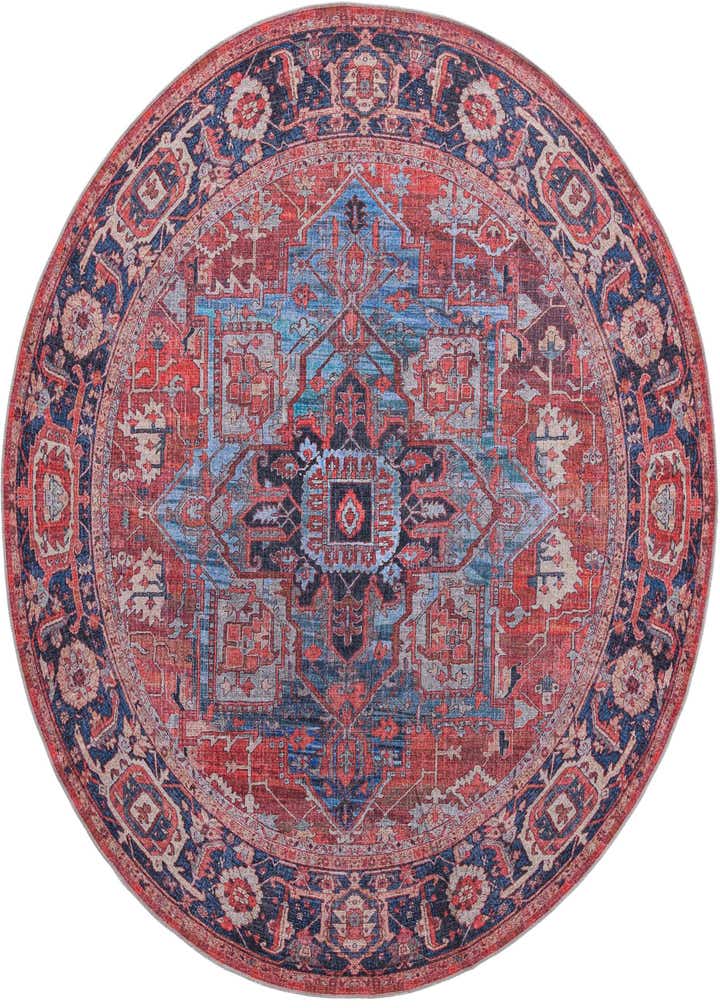 10' 6 x 10' 6 Washable Maahru Round Rug