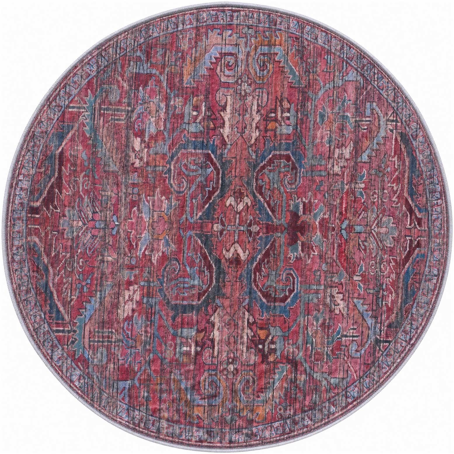 125cm x 125cm Maahru Alfombra redondo