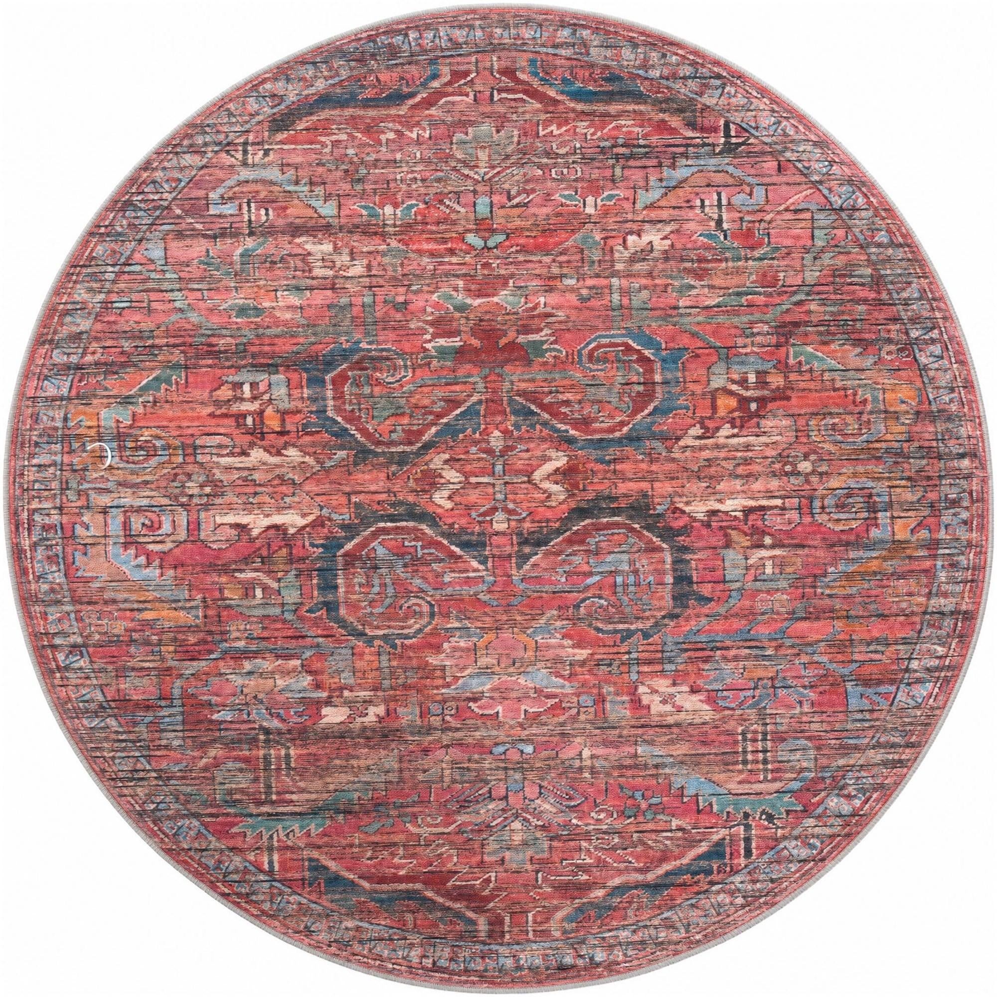 5' 3 x 5' 3 Maahru Round Rug