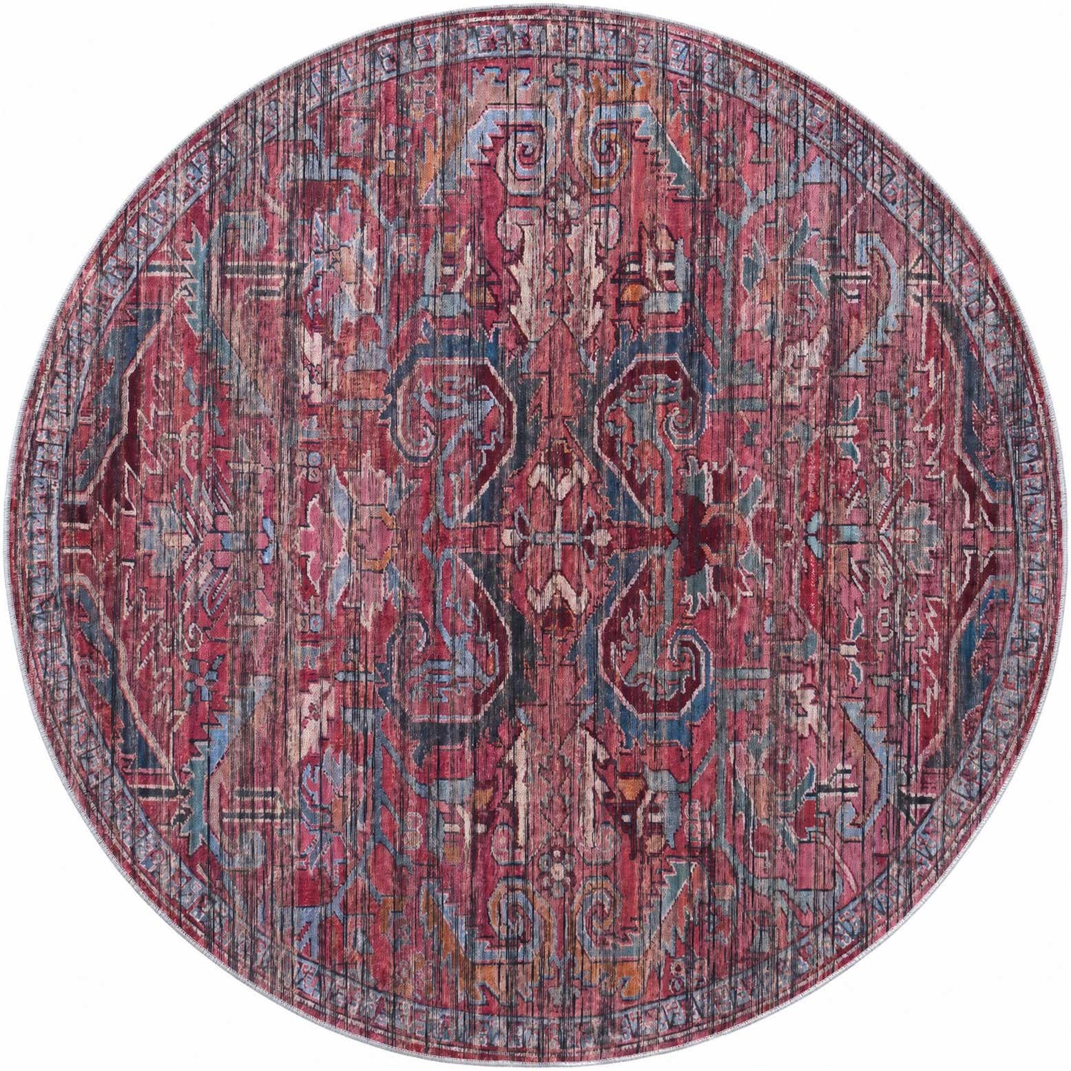 185cm x 185cm Maahru Alfombra redondo