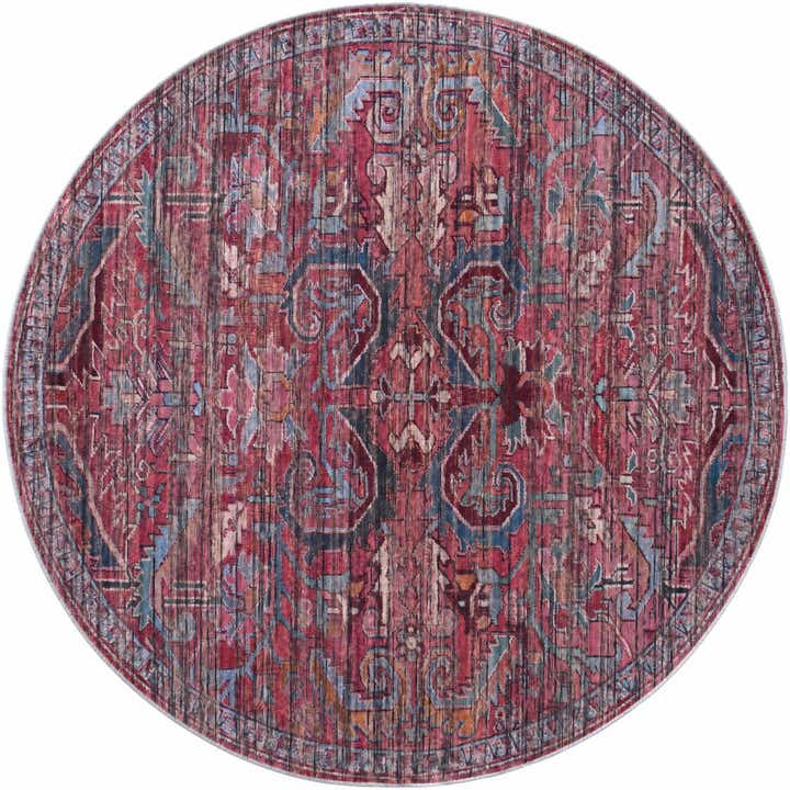 185cm x 185cm Maahru Alfombra redondo