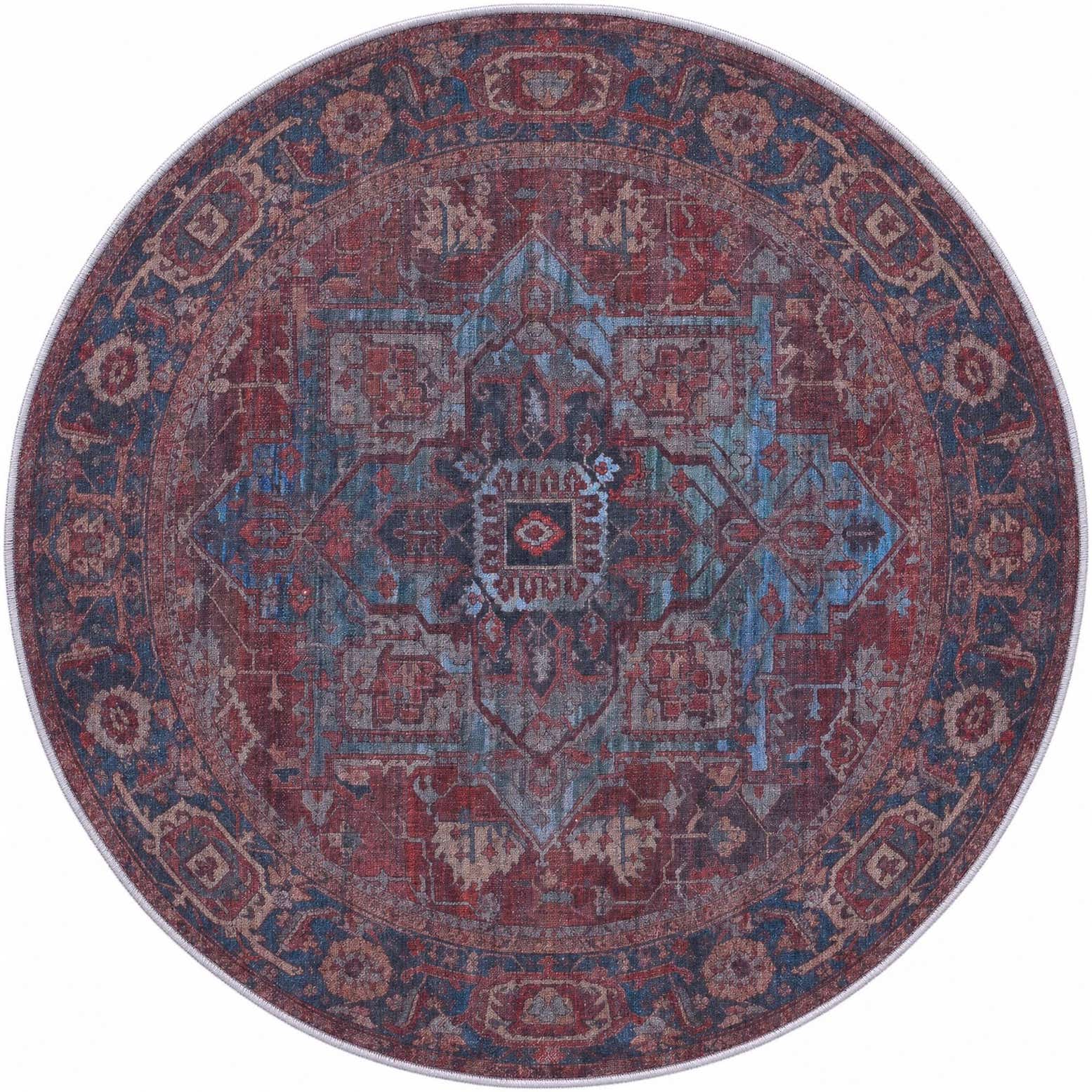 4' x 4' Maahru Round Rug