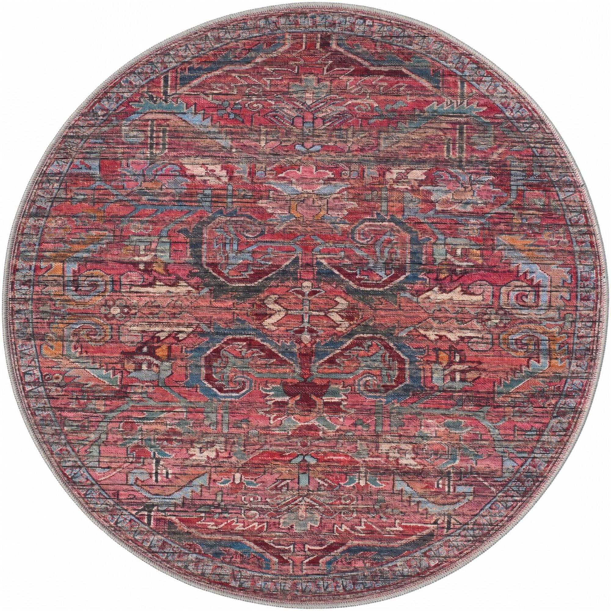 3' 3 x 3' 3 Maahru Round Rug