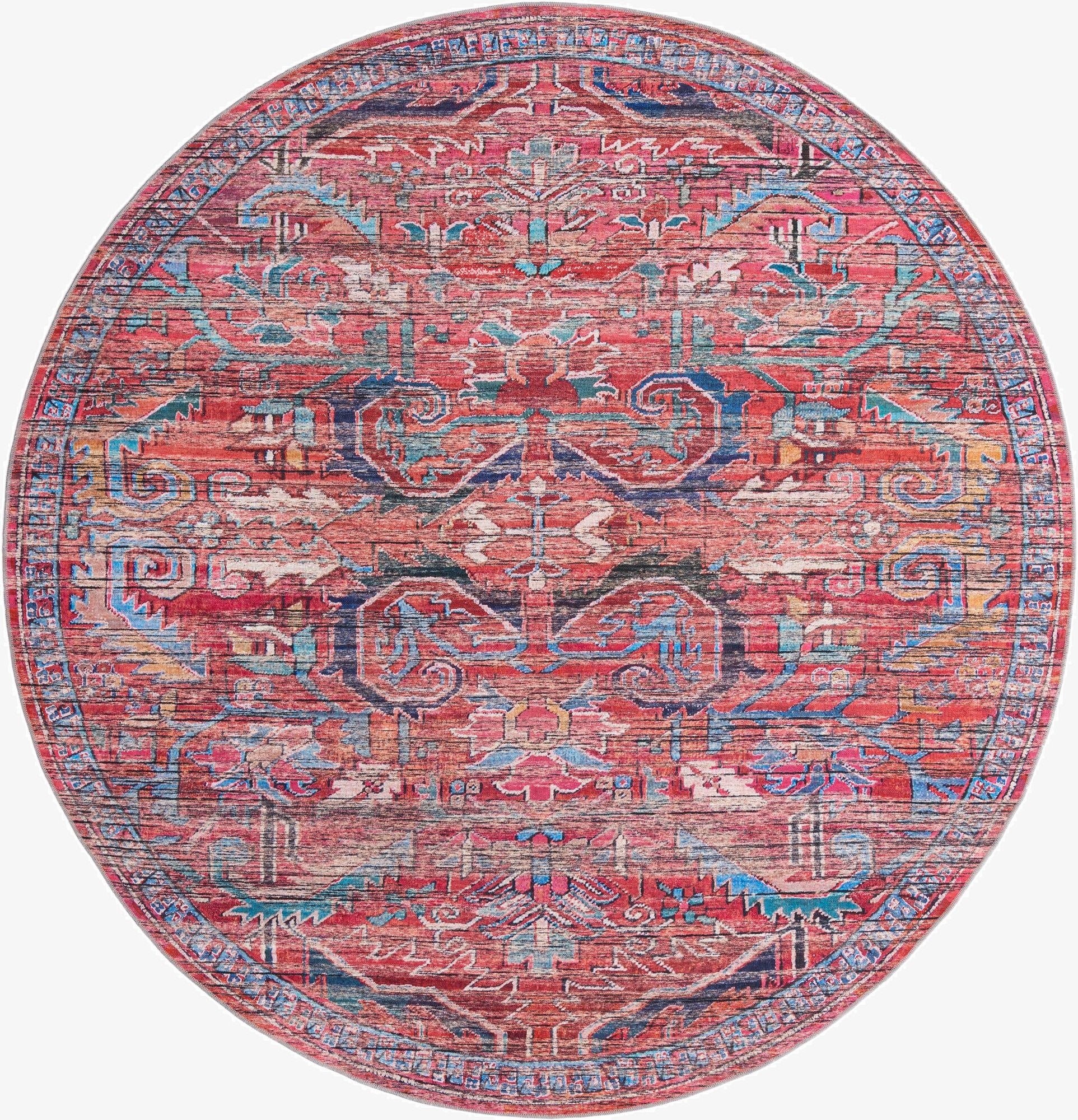 Primary image 10' 6 x 10' 6  Washable Maahru Round Rug