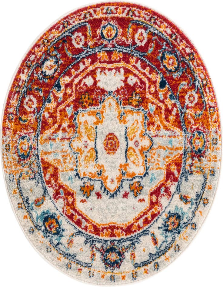 Detail image of 3' x 3' Madeline Vintage Round Rug